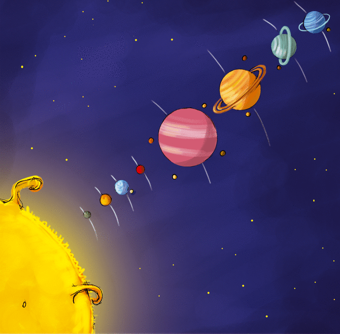 Le système solaire - illustration 1